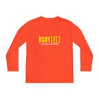 Every Season is HCKY SZN Youth Competitor Long Sleeve Tee (Yellow Logo) - Various Colors