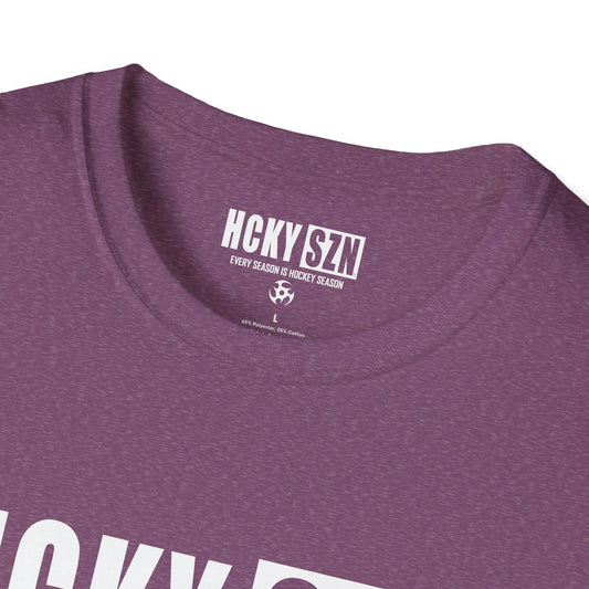 HCKY SZN Softstyle Tee Shirt (Heather Maroon)