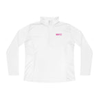 Women's HCKY SZN Quarter-Zip Pullover (White/Hot Pink)