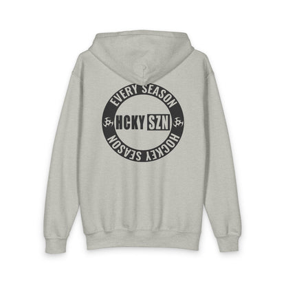 Youth Circle Logo Full Zip Hoodie (Sport Grey)