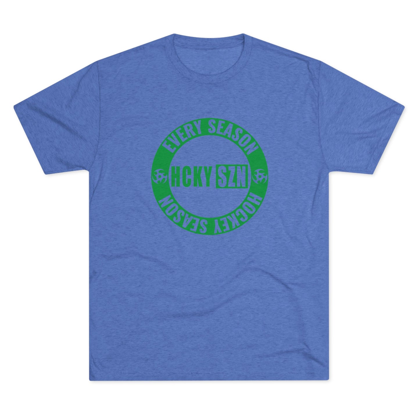 HCKY SZN Circle Logo TriBlend Tee Shirt (Green) - Various Colors