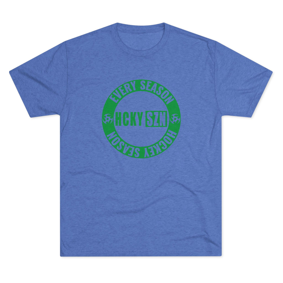 HCKY SZN Circle Logo TriBlend Tee Shirt (Green) - Various Colors