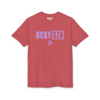HCKY SZN Simple Star DryBlend Tee Shirt (Lavender Logo) - Various Colors