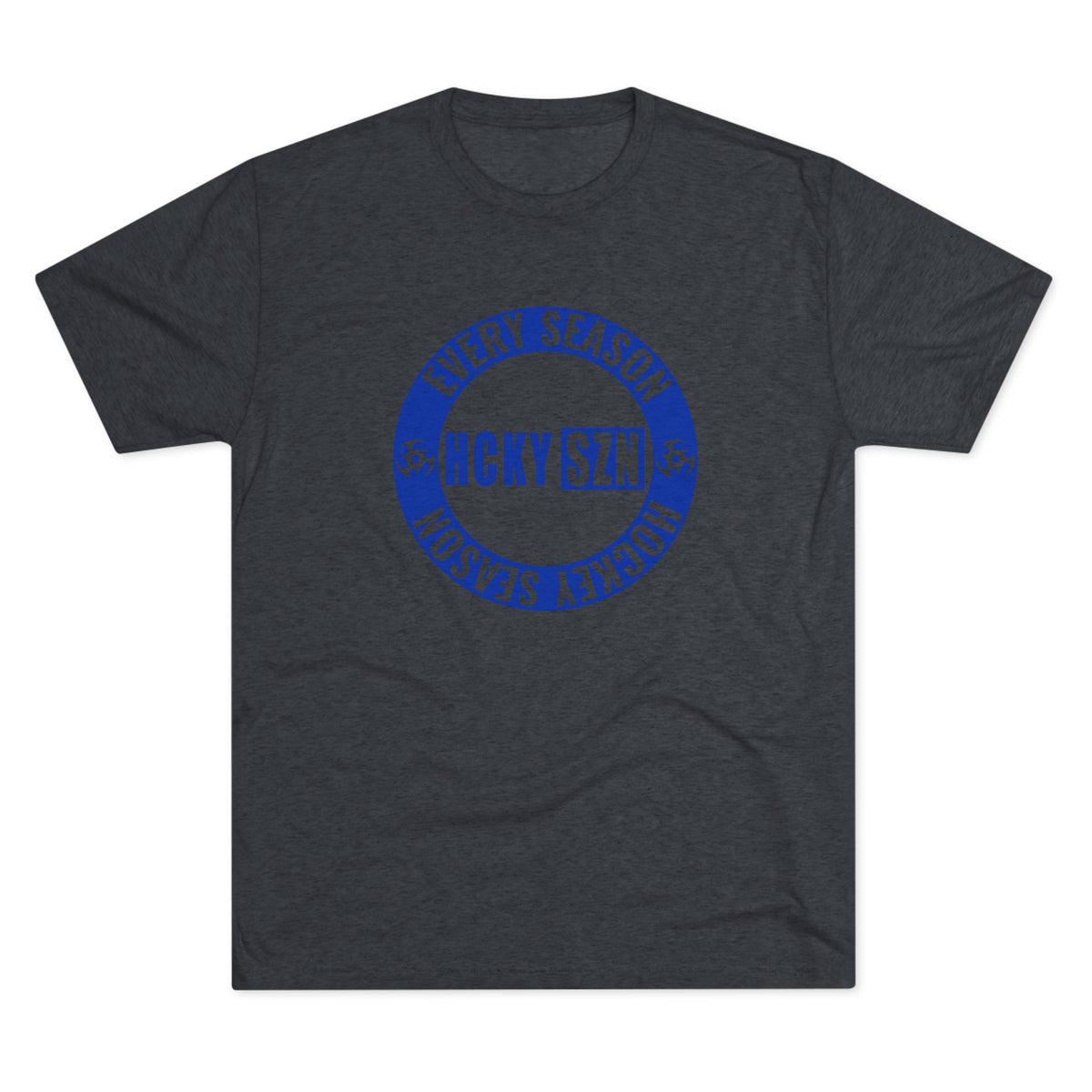 HCKY SZN Circle Logo TriBlend Tee Shirt (Royal Blue) - Various Colors