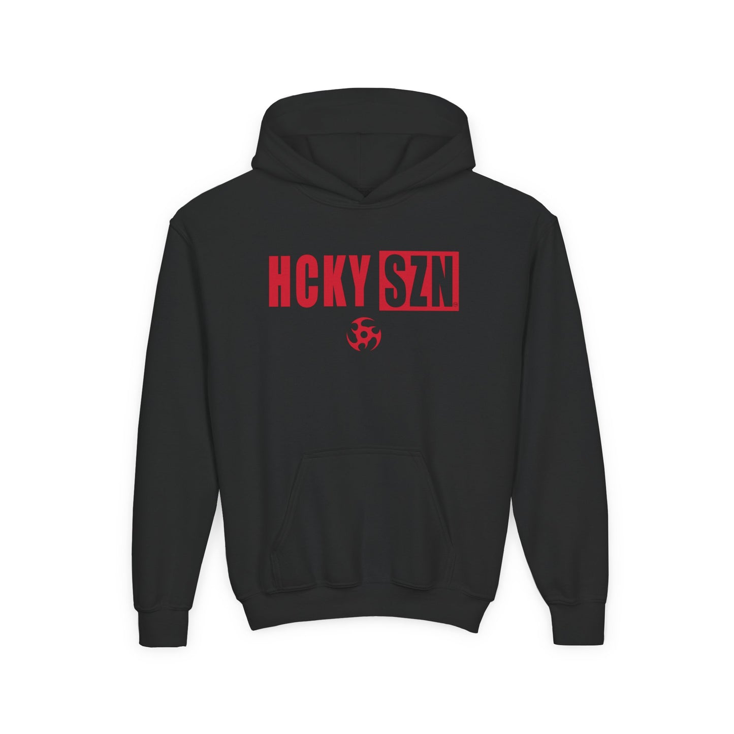 Youth HCKY SZN (Red Logo) Hooded Sweatshirt - Various Colors