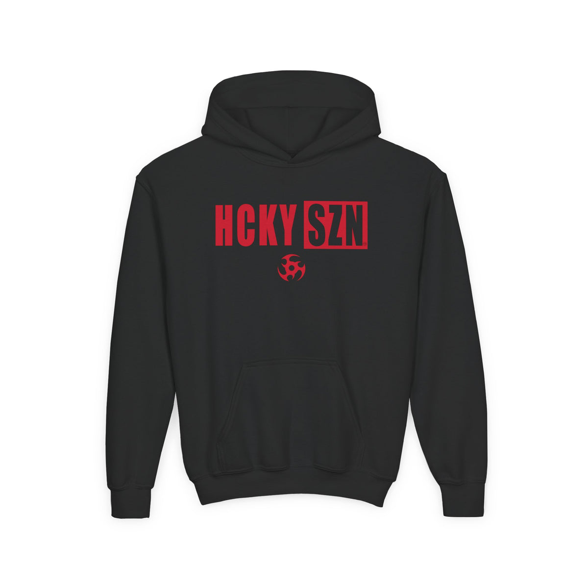 Youth HCKY SZN (Red Logo) Hooded Sweatshirt - Various Colors