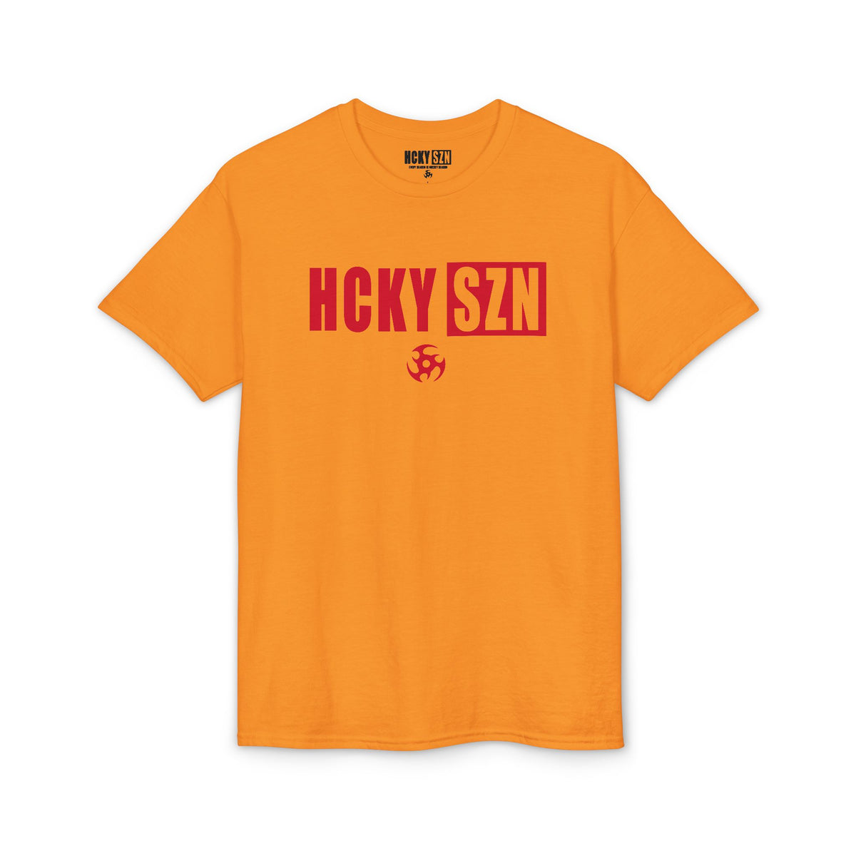 HCKY SZN Simple Star DryBlend Tee Shirt (Red Logo) - Various Colors