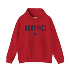 HCKY SZN (Navy Logo) Hooded Sweatshirt - Various Colors
