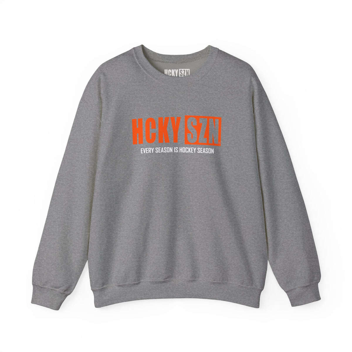HCKY SZN Crewneck Sweatshirt (Orange Logo) - Various Colors