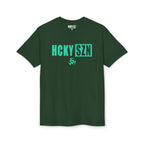 HCKY SZN Simple Star DryBlend Tee Shirt (Seafoam Logo) - Various Colors