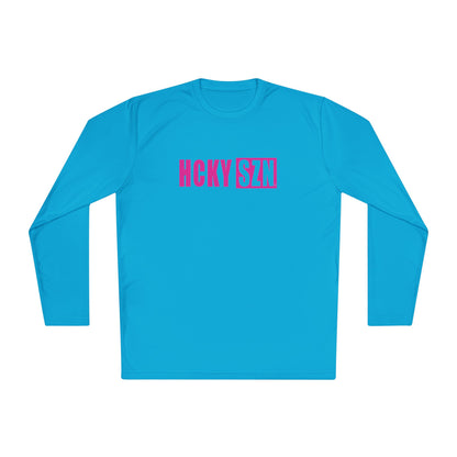 HCKY SZN Performance Long Sleeve Tee (Hot Pink Logo) - Various Colors