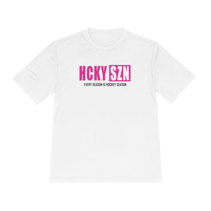 Every Season is HCKY SZN Performance Tee (Hot Pink Logo) - Various Colors