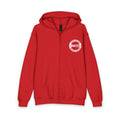 Youth Circle Logo Full Zip Hoodie (Red)