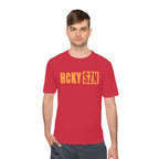 HCKYSZN (Flagship Logo) Adult Performance Tee - Red/Mango