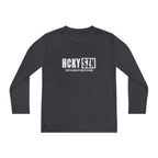 Every Season is HCKYSZN Youth Performance Long Sleeve Tee - White Logo