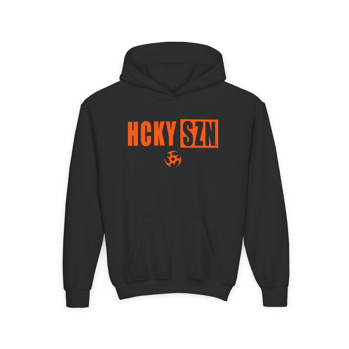 Youth HCKY SZN (Orange Logo) Hooded Sweatshirt - Various Colors
