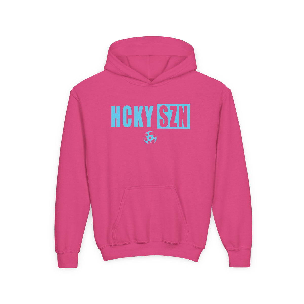 Youth HCKY SZN (Sky Blue Logo) Hooded Sweatshirt - Various Colors