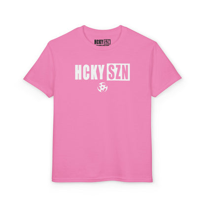 Youth HCKY SZN DryBlend Tee Shirt (White Logo) - Various Colors