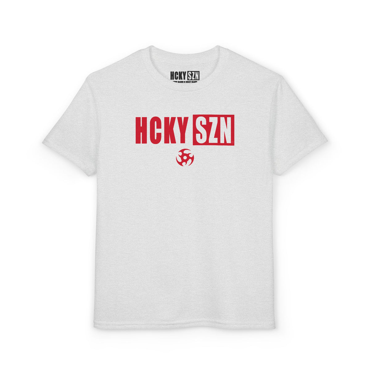 Youth HCKY SZN DryBlend Tee Shirt (Red Logo) - Various Colors