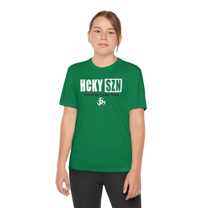 Every Season is HCKY SZN Youth Competitor Tee (White Logo) - Various Colors