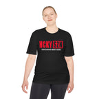 HCKYSZN Every Season Adult Performance Tee - Black/Cherry Red