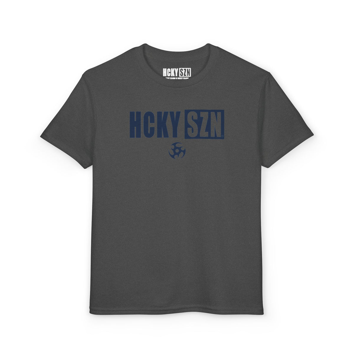Youth HCKY SZN DryBlend Tee Shirt (Navy Logo) - Various Colors