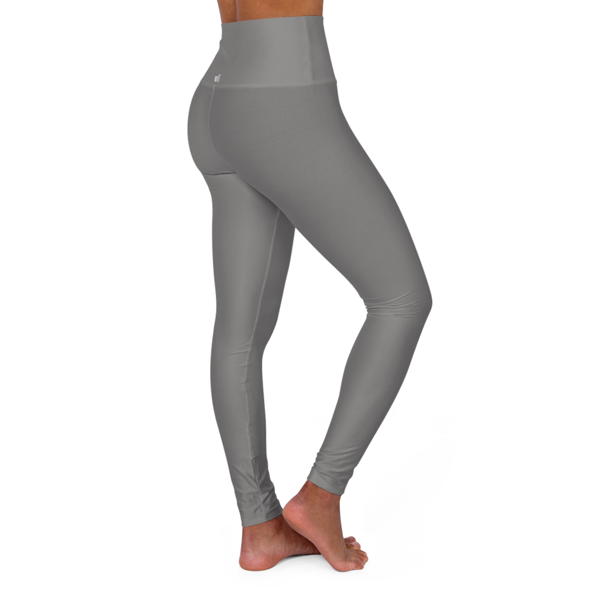 HCKY SZN High Waisted Yoga Leggings (Graphite Grey)
