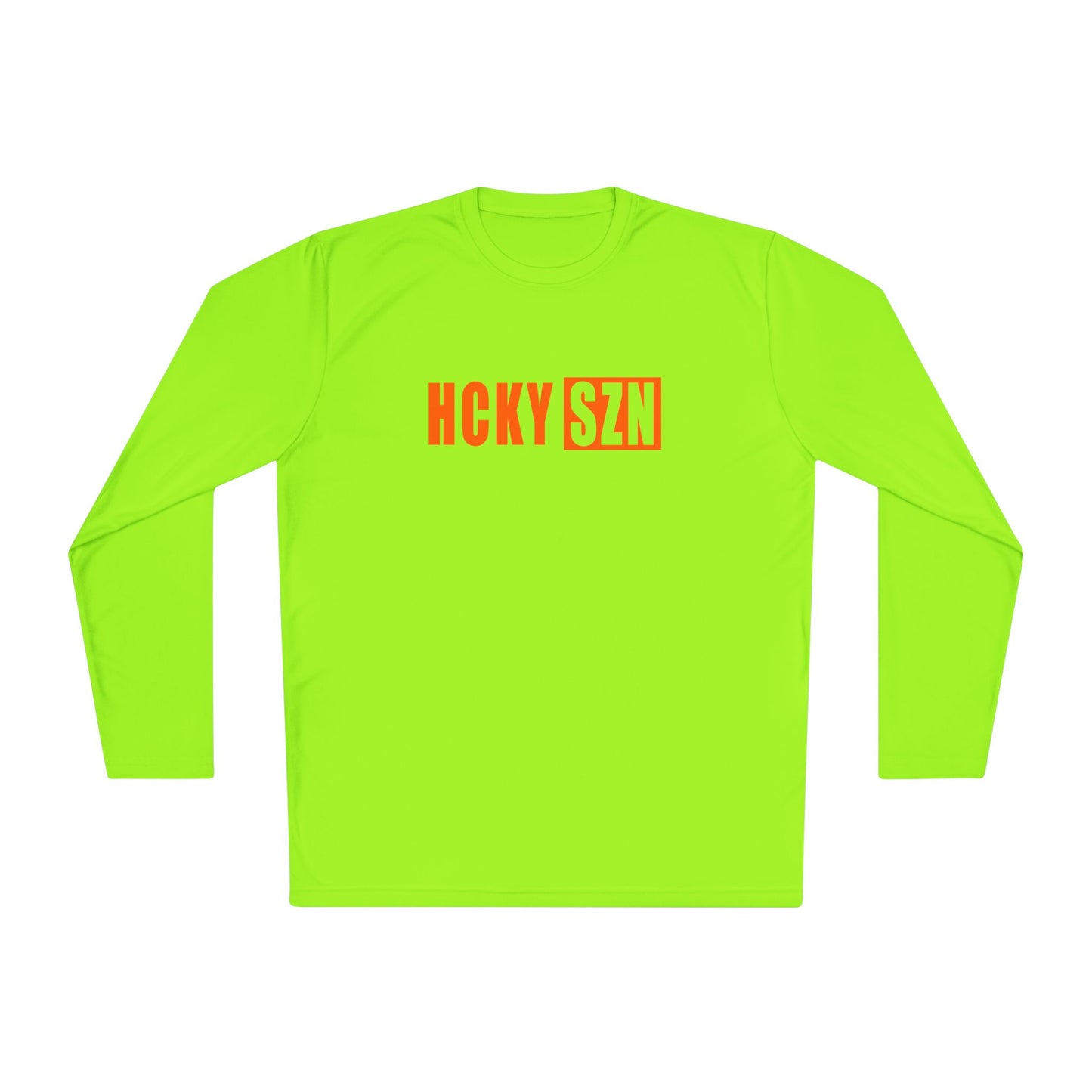 HCKY SZN Performance Long Sleeve Tee (Orange Logo) - Various Colors