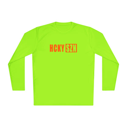 HCKY SZN Performance Long Sleeve Tee (Orange Logo) - Various Colors