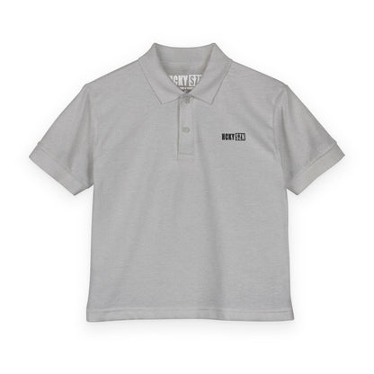 Youth HCKY SZN DryBlend Polo Shirt (Sport Grey)
