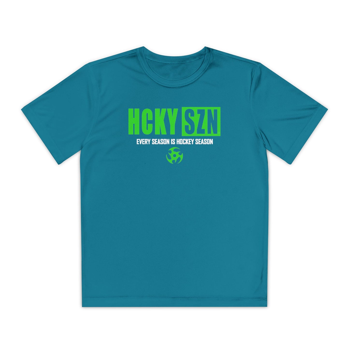 Every Season is HCKY SZN Youth Competitor Tee (Lime Logo) - Various Colors