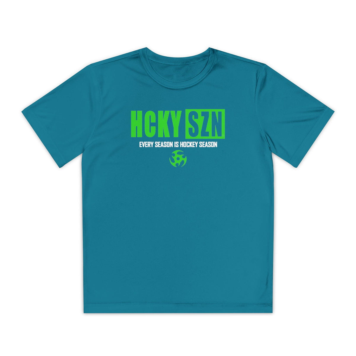 Every Season is HCKY SZN Youth Competitor Tee (Lime Logo) - Various Colors