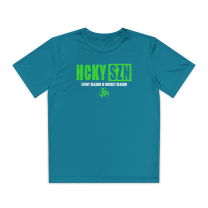 Every Season is HCKY SZN Youth Competitor Tee (Lime Logo) - Various Colors