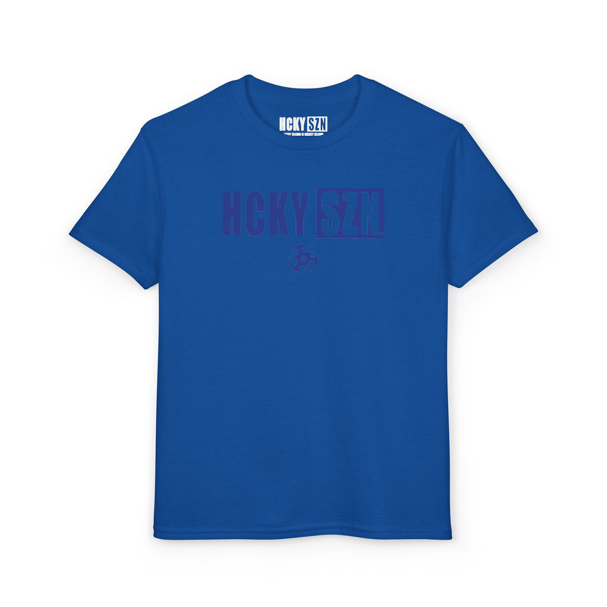 Youth HCKY SZN DryBlend Tee Shirt (Royal Logo) - Various Colors