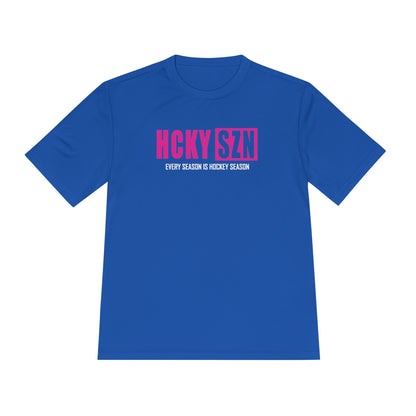 Every Season is HCKY SZN Performance Tee (Hot Pink Logo) - Various Colors
