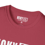 HCKY SZN Softstyle Tee Shirt (Heather Cardinal)