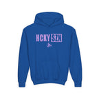Youth HCKY SZN (Lavender Logo) Hooded Sweatshirt - Various Colors