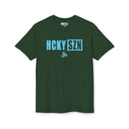 HCKY SZN Simple Star DryBlend Tee Shirt (Sky Blue Logo) - Various Colors