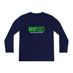 Every Season is HCKY SZN Youth Competitor Long Sleeve Tee (Lime Logo) - Various Colors