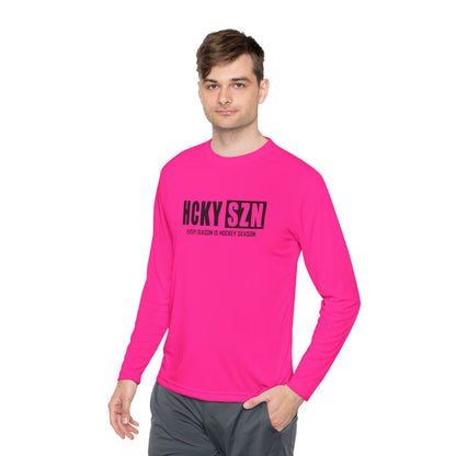 Every Season is HCKYSZN Performance Long Sleeve Tee - Black Logo