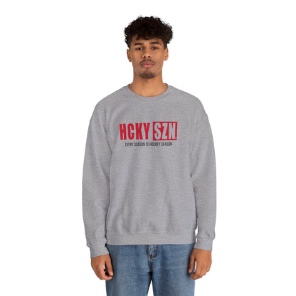 HCKY SZN Crewneck Sweatshirt (Red Logo) - Various Colors