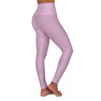 HCKY SZN High Waisted Yoga Leggings (Dusty Pink)