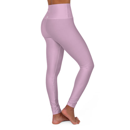 HCKY SZN High Waisted Yoga Leggings (Dusty Pink)