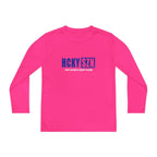Every Season is HCKY SZN Youth Competitor Long Sleeve Tee (Blue Logo) - Various Colors