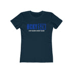 Every Season Is Hockey Season Women's Boyfriend Tee (Royal Blue Logo) - Various Colors