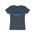 Every Season Is Hockey Season Women's Boyfriend Tee (Royal Blue Logo) - Various Colors