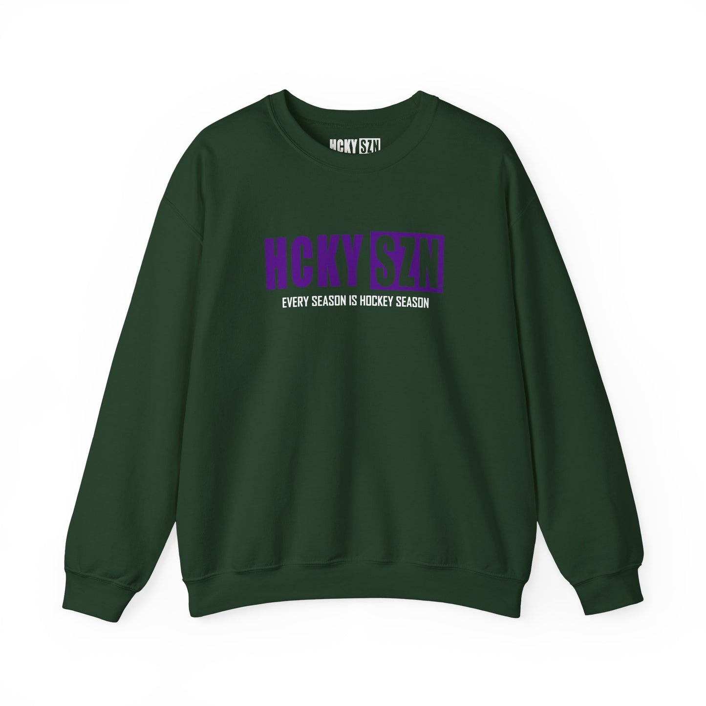 HCKY SZN Crewneck Sweatshirt (Purple Logo) - Various Colors
