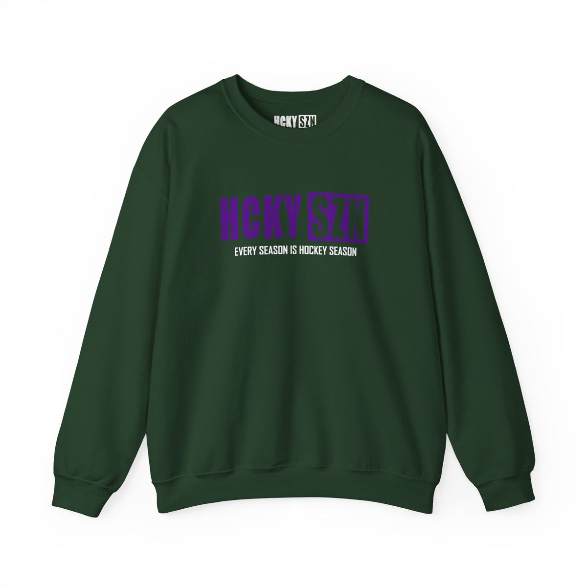 HCKY SZN Crewneck Sweatshirt (Purple Logo) - Various Colors
