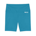 HKY SZN High Waisted Workout Shorts (Coastal Blue)
