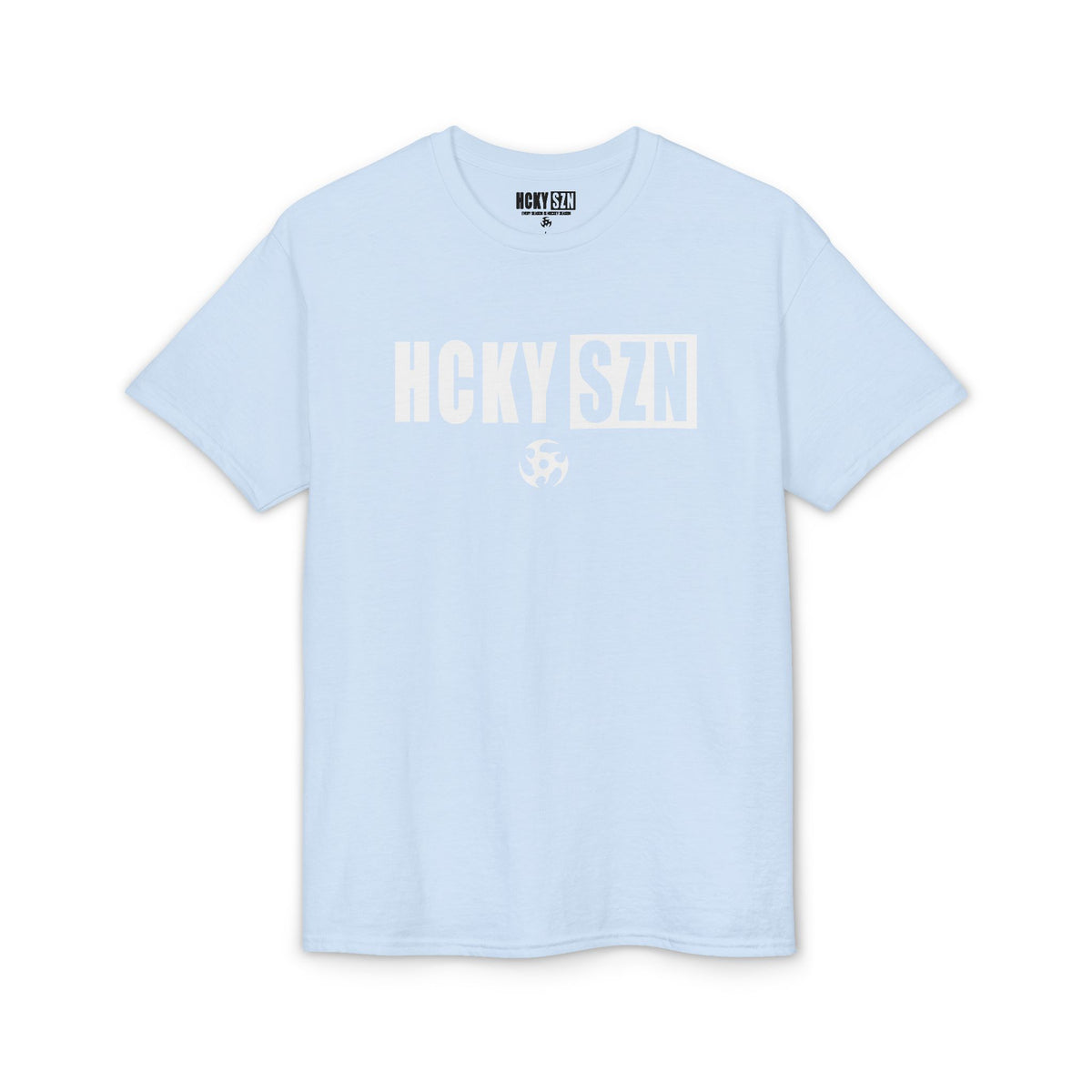 HCKY SZN Simple Star DryBlend Tee Shirt (White Logo) - Various Colors